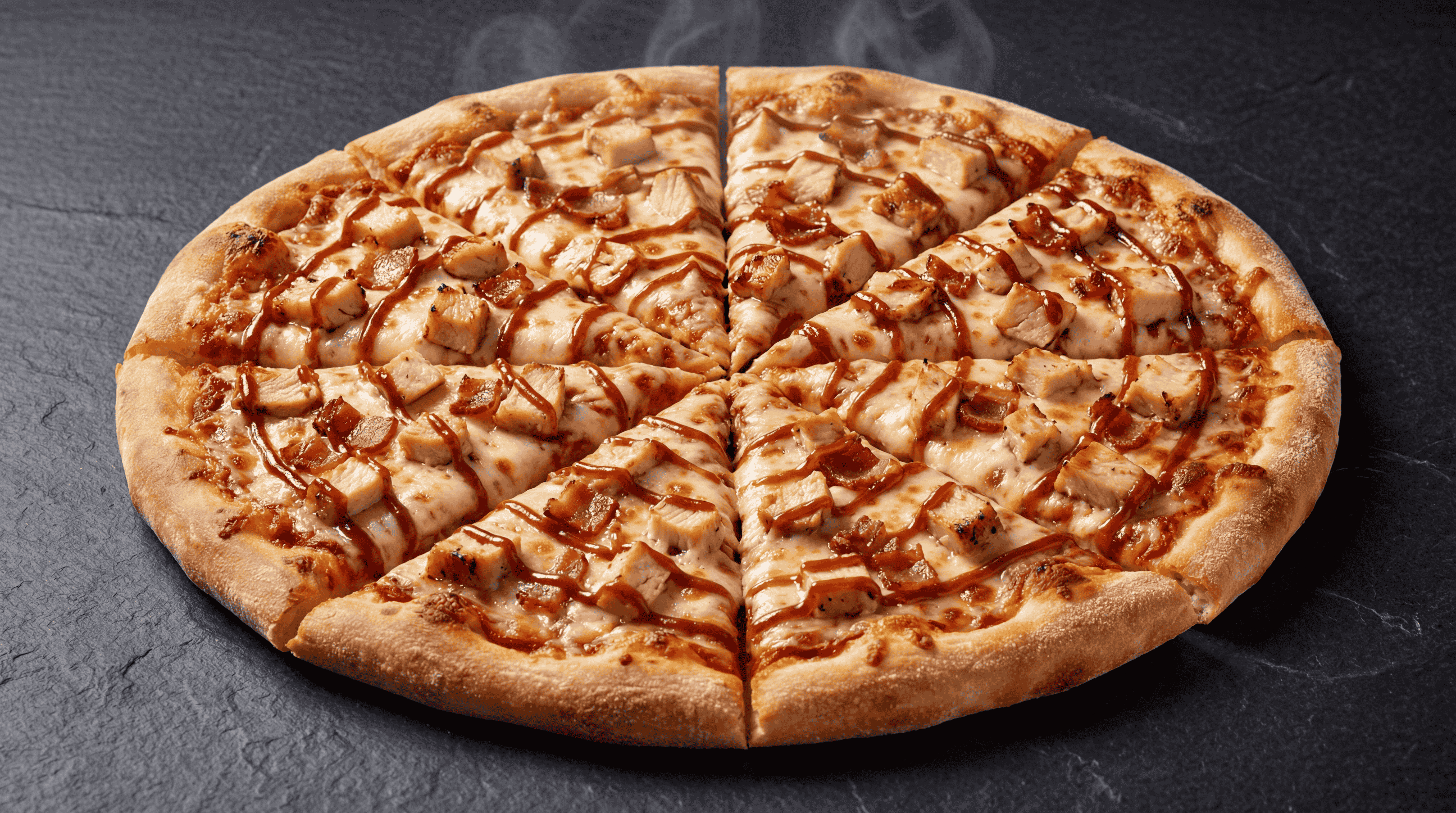 Johnny’s BBQ Chicken Bacon large 18 inch pizza